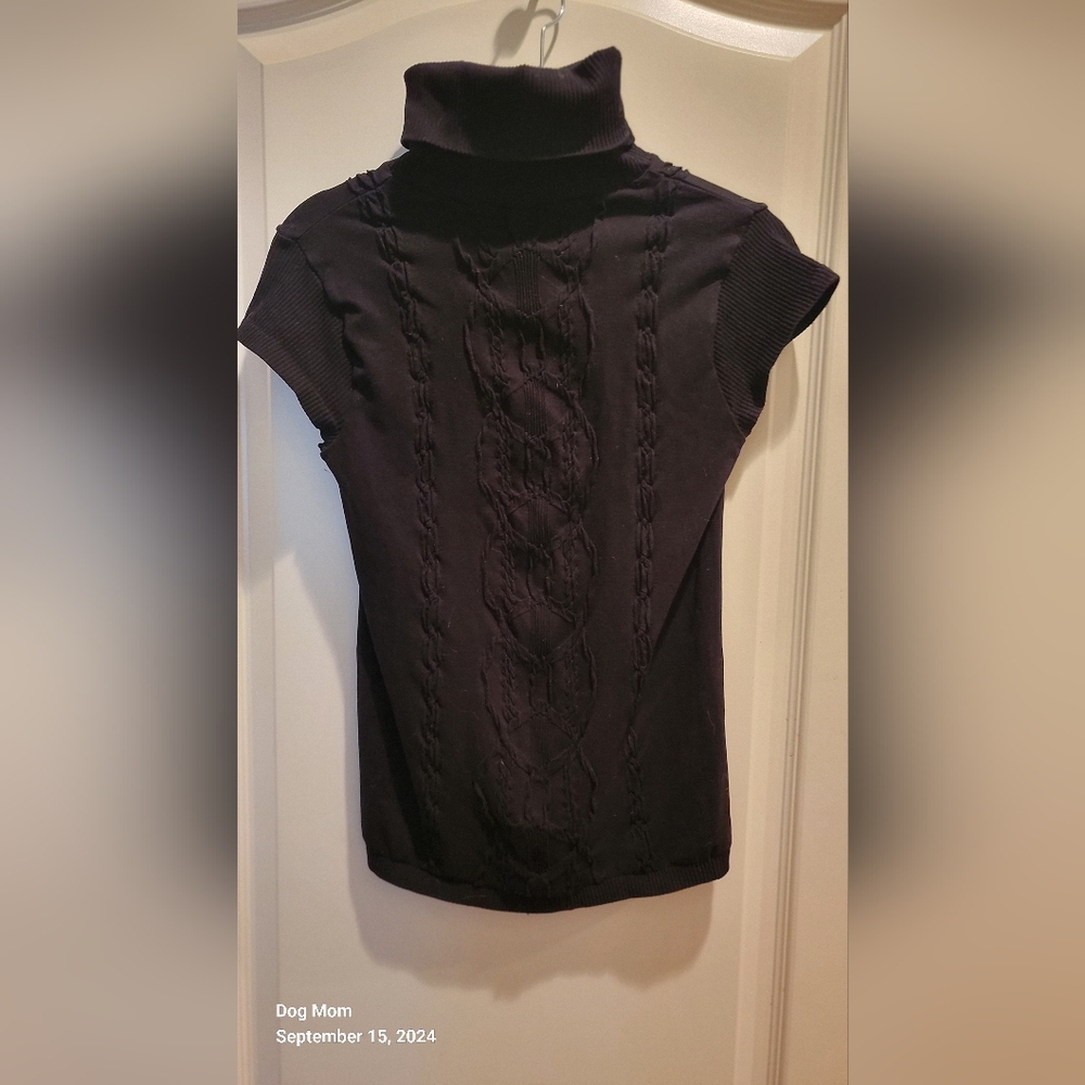 Bebe short sleeve turneck